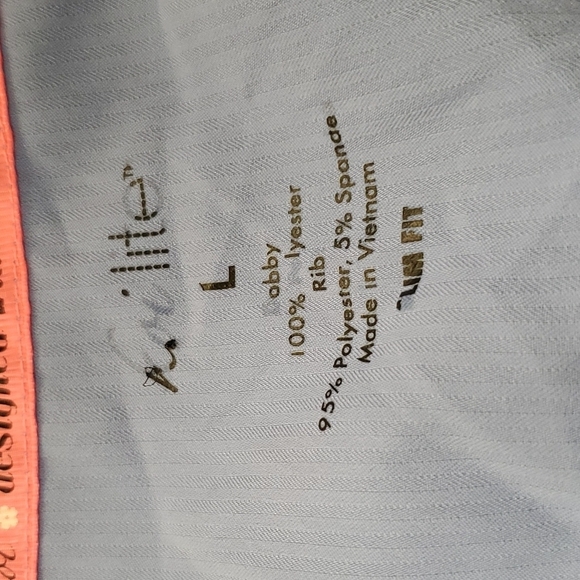 Koi Lite Dobby Slim Fit Scrub Top SZ LG - Picture 4 of 4